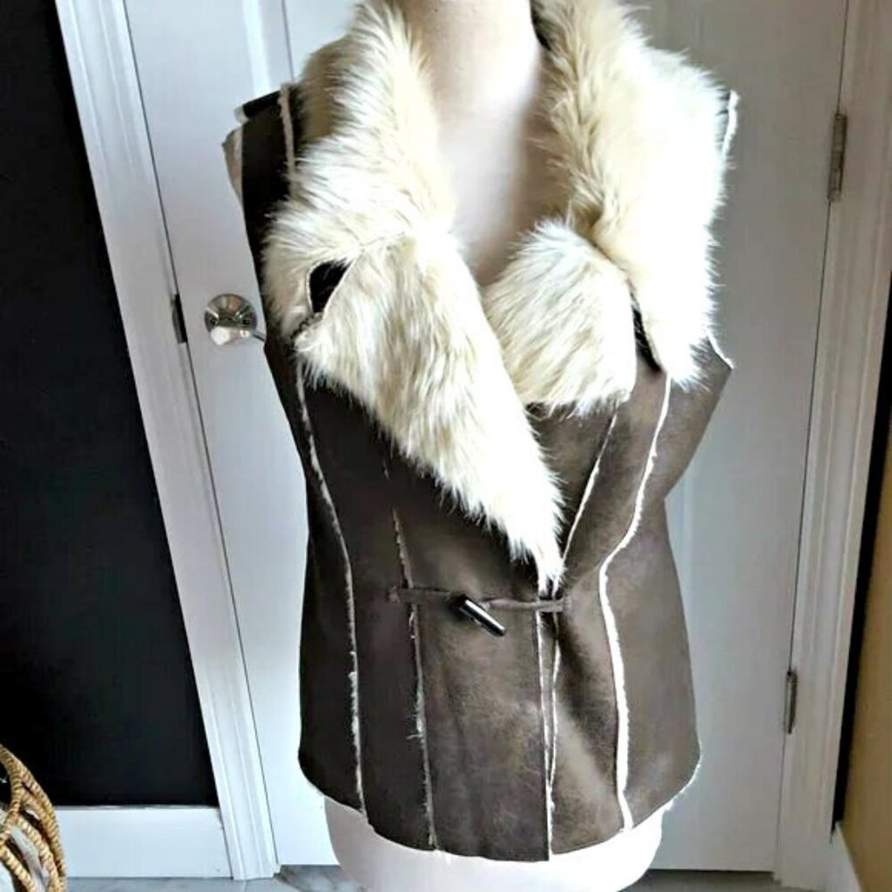 NWT! INC International CONCEPTS NIGHT MOSS VEST - Picture 6 of 6